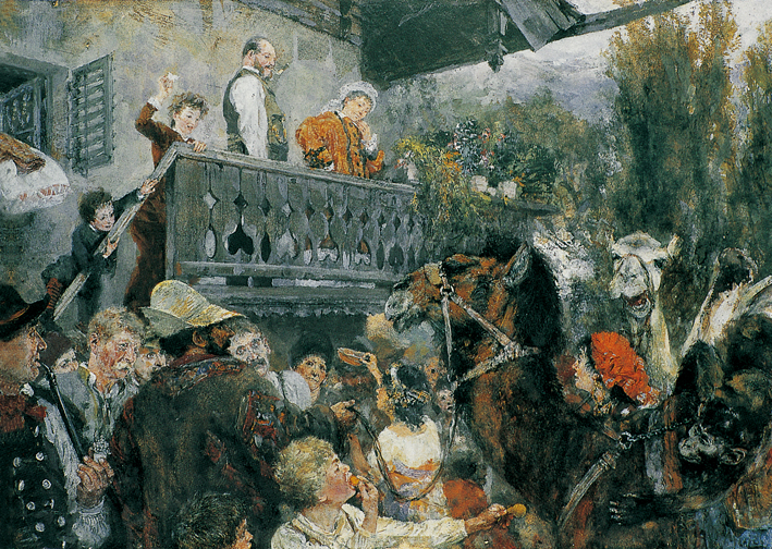  Adolpyh Von Menzel —— 赶骆驼的人